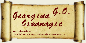 Georgina Osmanagić vizit kartica